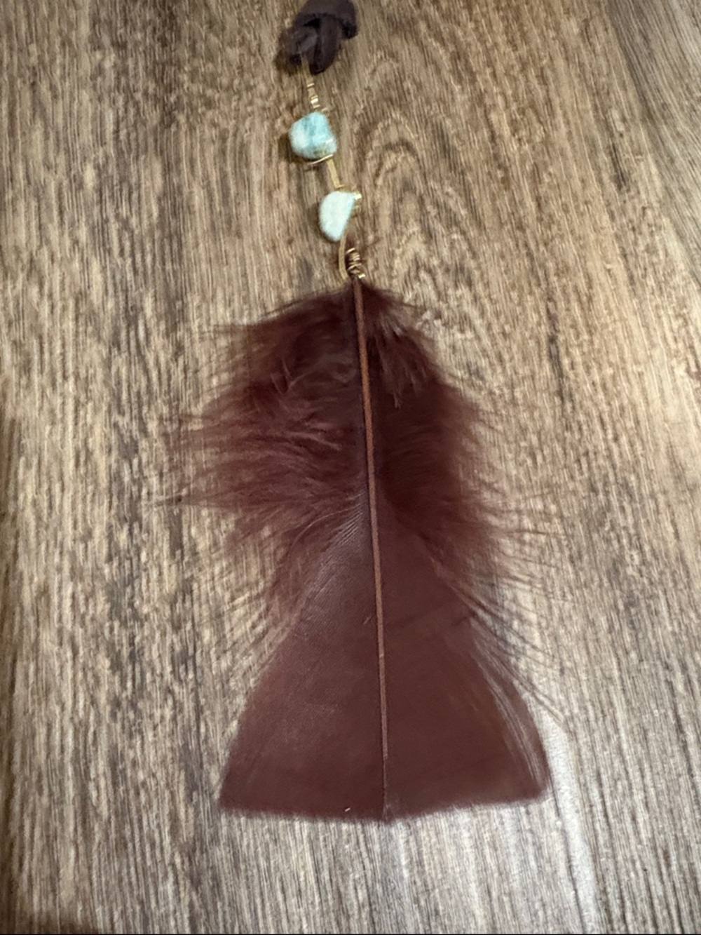 Tie on suede eclectic  long or short boho  hippy  Tassel Necklace